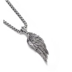 Timeless Feather | 925 Sterling Silver Vintage Plume Pendant